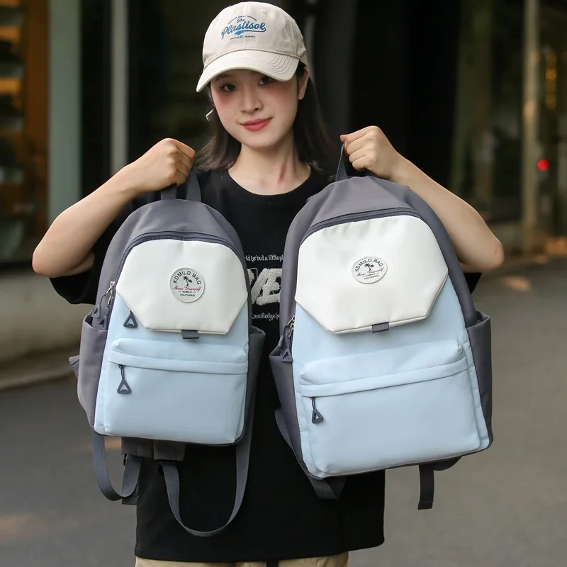 

Школьный рюкзак, студенческая школьная сумка, нейлоновый рюкзак унисекс, пригородная дорожная альпинистская сумка для пары, спортивные сумки на открытом воздухе