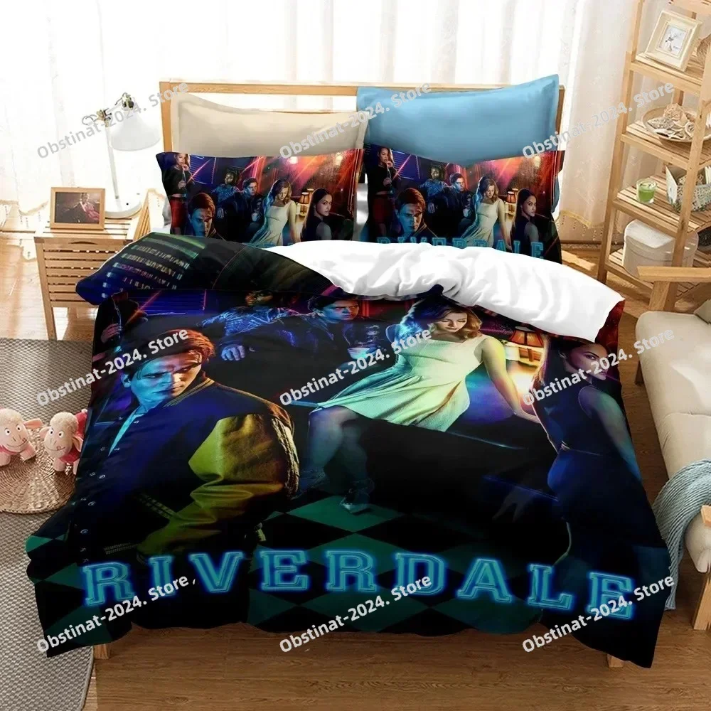 

3D Lisabridal South Side Serpents Riverdale TV Bedding Set Print Comforter Duvet Cover Pillow Case 3 Pieces Sets Kids Adult Size