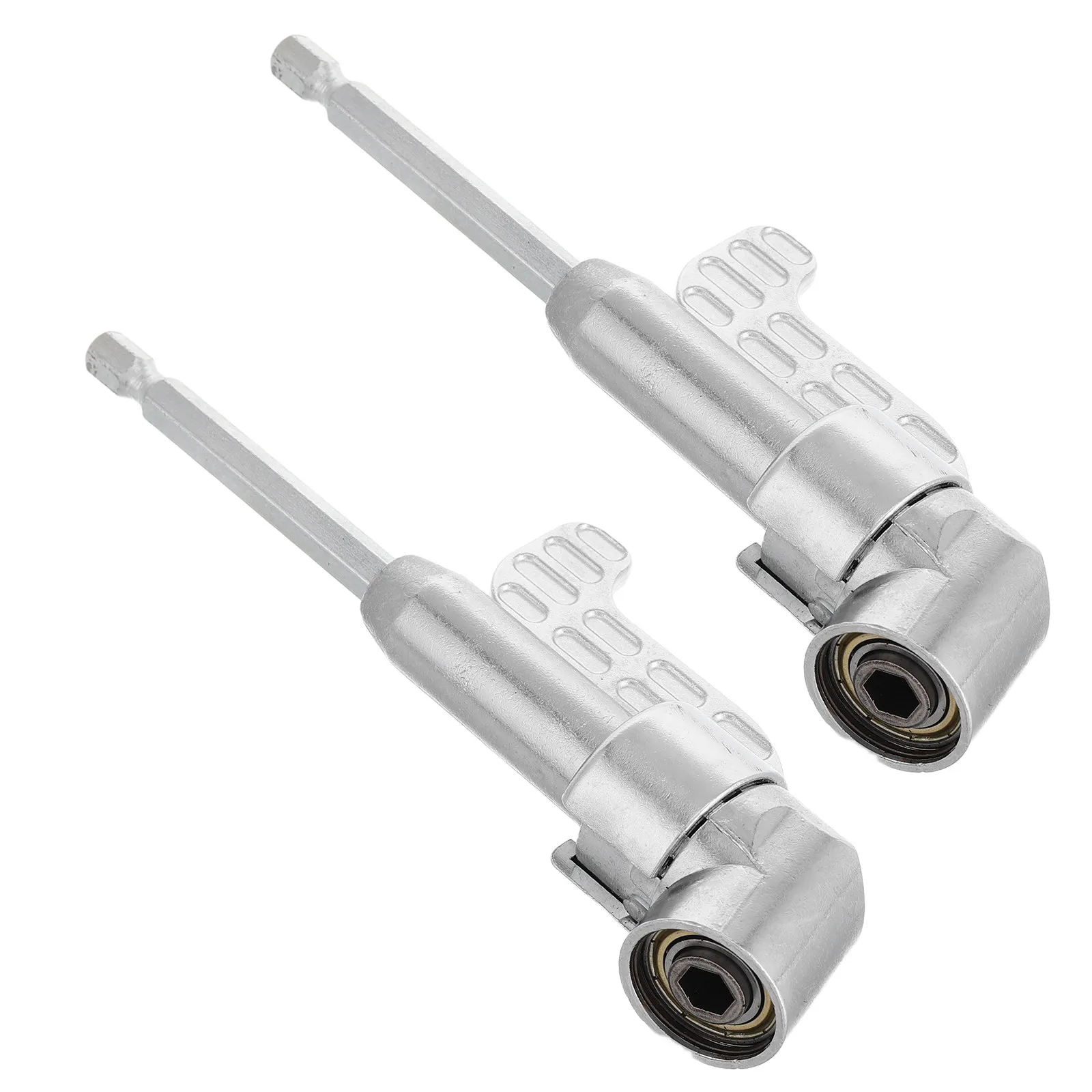 

2Pcs Right Angle Drill Adapter Compact Electric Screwdriver Attachment Angle Driver Tool for Tight Spaces Automotive Repair Home