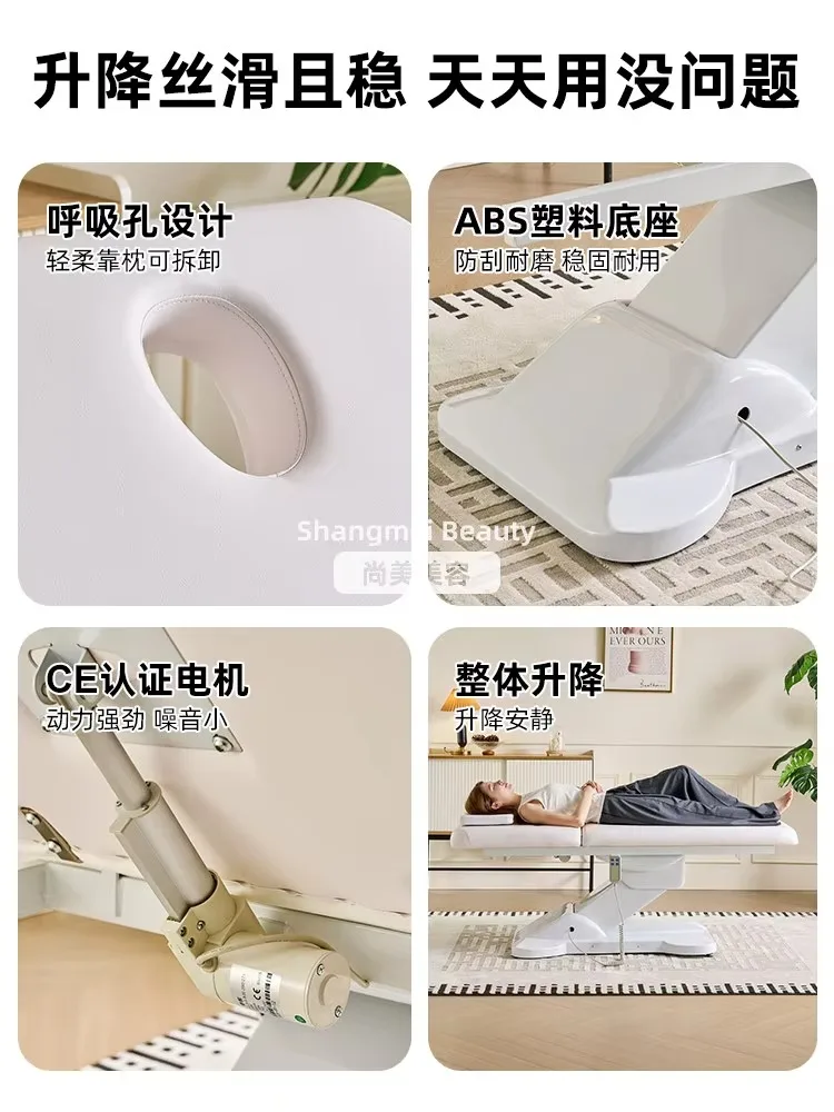 Electric beauty bed Massage bed Physiotherapy   Special dental injection  for eyelash beauty salon