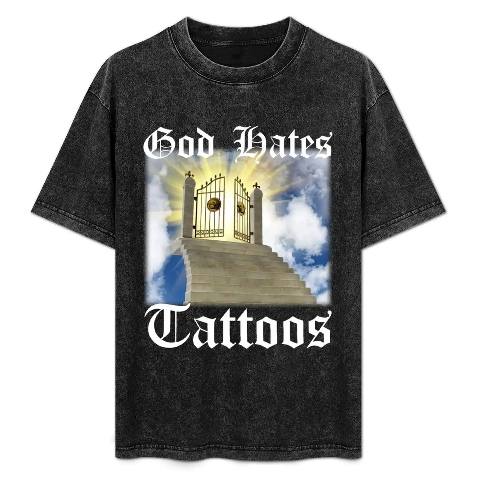 

God Hates Tattoos T-Shirt tshirts personalised sports fans Funny t-shirts men clothes