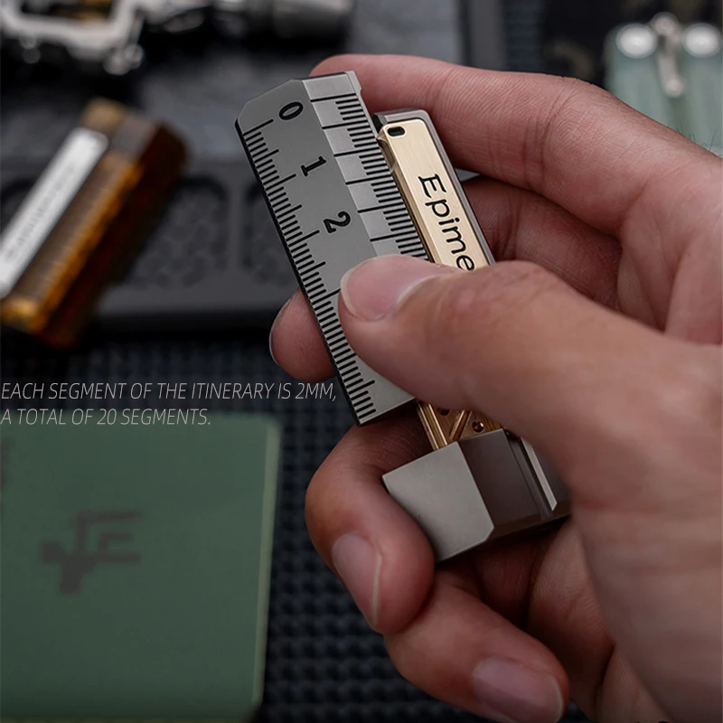 EDC  Mechanical Push Slider EDC Tools Stress Office Gadgets Escritorio Autism Toys Push-Piece Stress Relief Toy