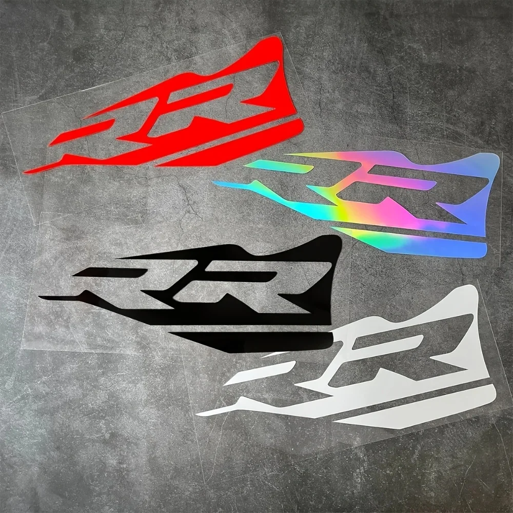 2D Flat Motorcycle Helmet Sticker, Limited Edition Design for Car Rearview Mirror, Glass and Smooth Surfaces