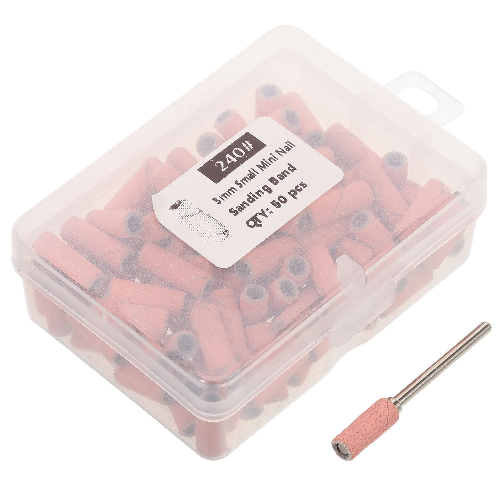 

1Set Nail Drill Sanding Bands 3.1mm Dead Skin Removal Professional Home Salon Use Mini Sander Bits