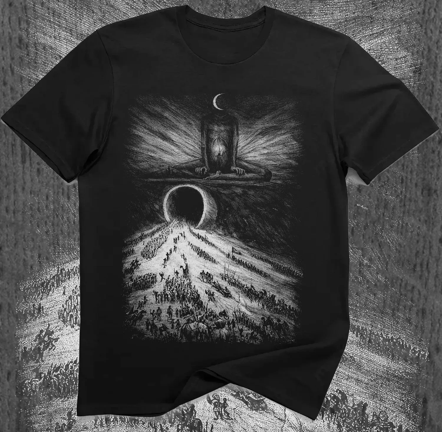 Alfred Kubin The Way to Hell Shirt – Dark Symbolist Art Tee Four season popular unisex T-shirt