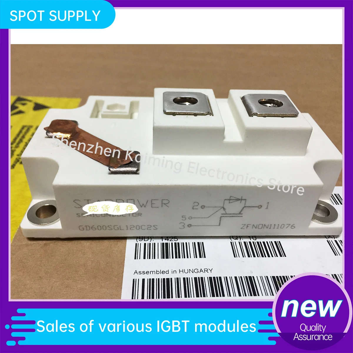 

New And Original IGBT Module GD200SGT120C2S GD300SGL120C2S GD400SGT170C2S GD400SGX170C2S GD600SGL120C2S GD400SGU120C2S in stock