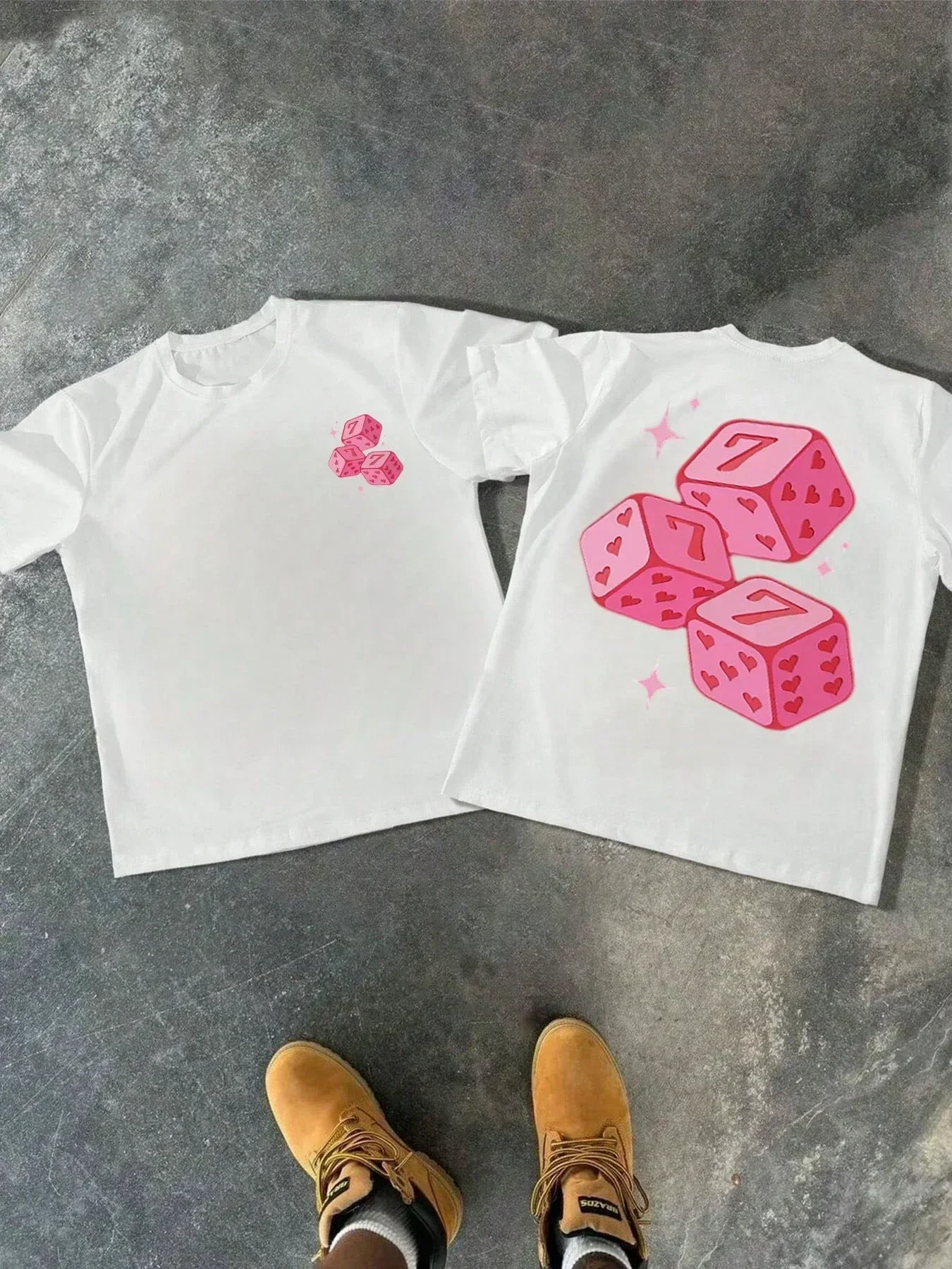 Letter Print Design for Casual Men's and Women's American Street Style T-shirts Summer Fashion Design for Procurement Products:
