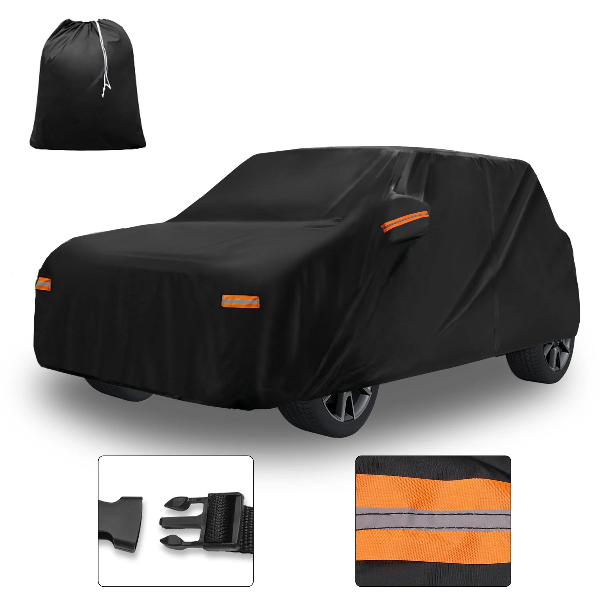 

Автомобильный чехол Motoforti для Mini Cooper 4DR 210D-PU, уличный полностью автомобильный чехол на все погоды