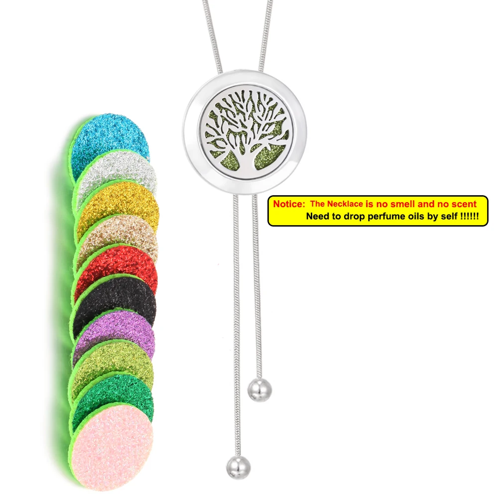 Tree Of Life Aromatherapy Necklace, Essential Oil Diffuser
