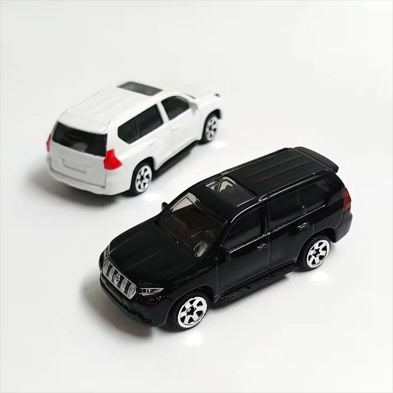 CCA Diecast Alloy 1/64 Land Cruiser Prado Car Model Classics Adult Souvenir Gift Hobby & Toys