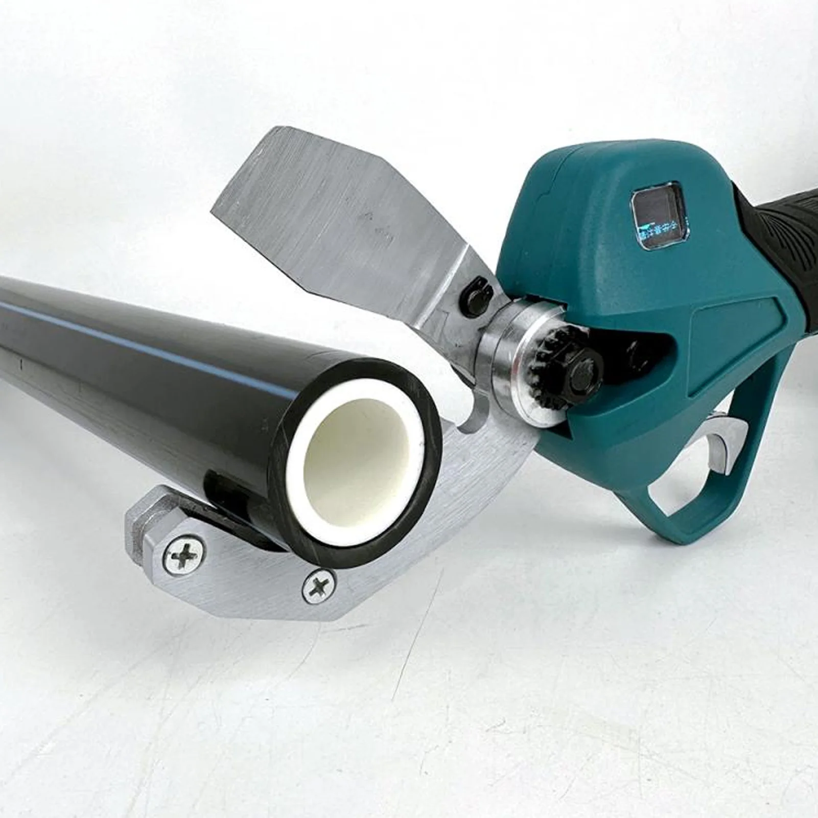 Cordless Plastic Pipe Cutter Adjustable Opening Flexible Self Locking PVC Pipe Cutter Lightweight Shock Absorbing for Outdoor