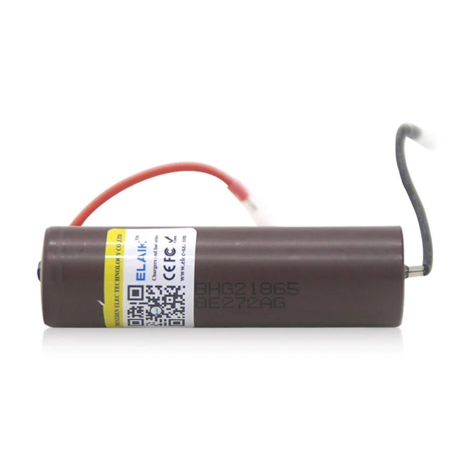 ELAIK-Batería de 18650 mah, pila recargable de alta descarga, 30a, alta correr, bricolaje linie, 1-12 piezas, para HG2 3000