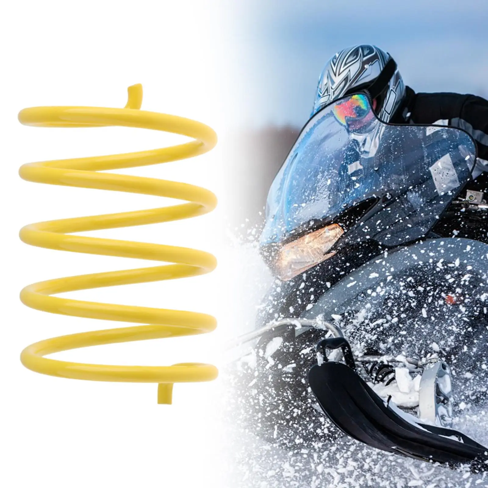 Steel Primary Drive Clutch Spring Yellow 0148-227 Snowmobile Repair Part Stable Load for Arctic Cat Secondary
