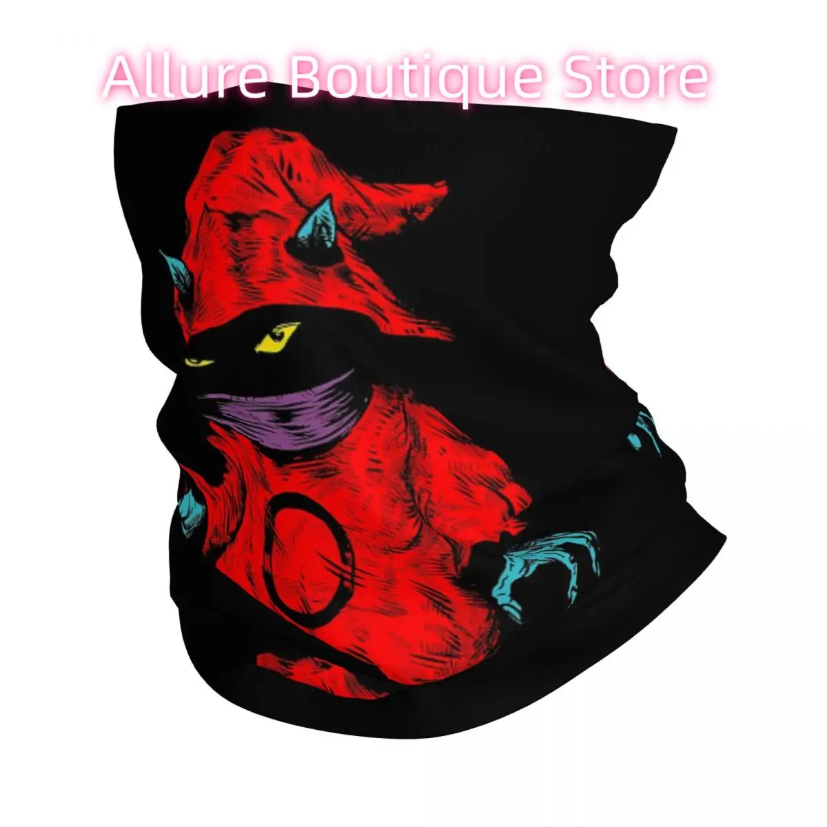 وشاح أبيض للرقبة من أوركو باندانا، أغطية رأس متعددة الاستخدام لصيد السمك للجنسين للبالغين في الشتاء