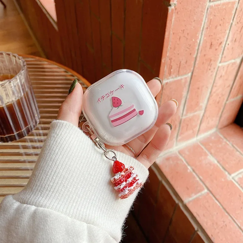 Чехол для Samsung Galaxy Buds FE Buds Pro Buds2, защитный чехол для наушников Samsung Galaxy Buds Live с весенним браслетом