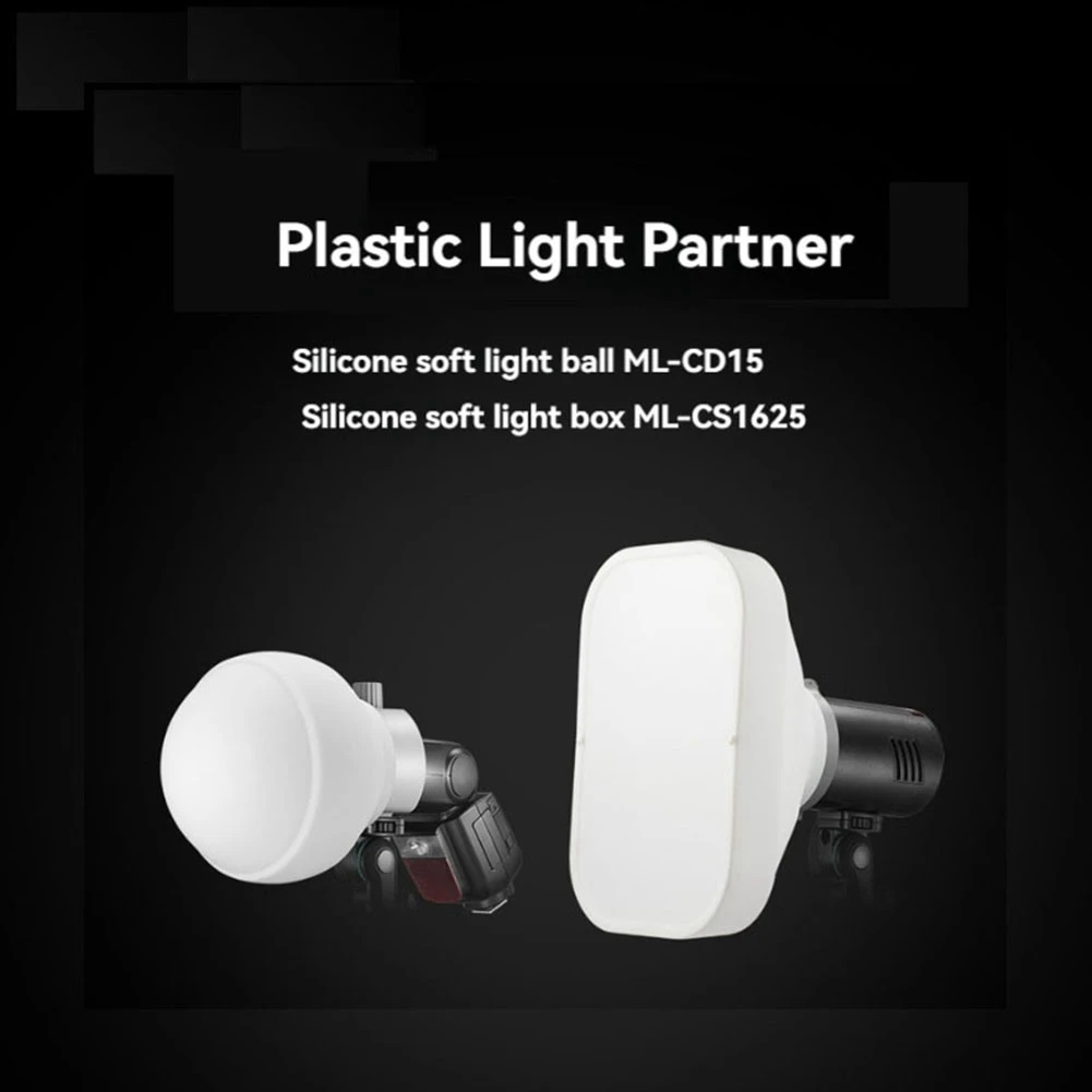 

Diffuser Dome Softbox Kit Universal Adapter Ring for Camera Flash Speedlite Enhance Your Photography Lighting ML-CD15