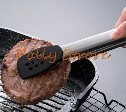 1PC 304 Stainless Steel Steak Barbecue Clip High Temperature Silicone