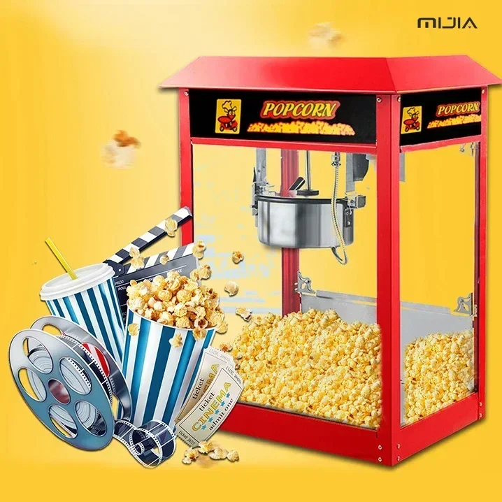 

Ball-shaped popcorn machine for commercial stalls. Fully automatic electric popcorn machine. Popcorn machine for cinemas.