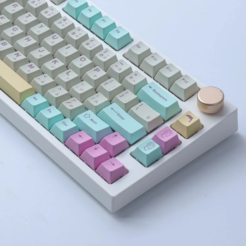 

GMK Analog Dreams Keycaps 164 Keys PBT Dye Sublimation Cherry Profile Key Caps Mechanical Keyboard Accessories for Pc Computer