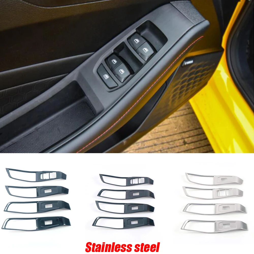 

Stainless steel For MG 5 gt ev 2022 2023 Car Door Window glass Lift Control Switch Panel car styling auto accessories