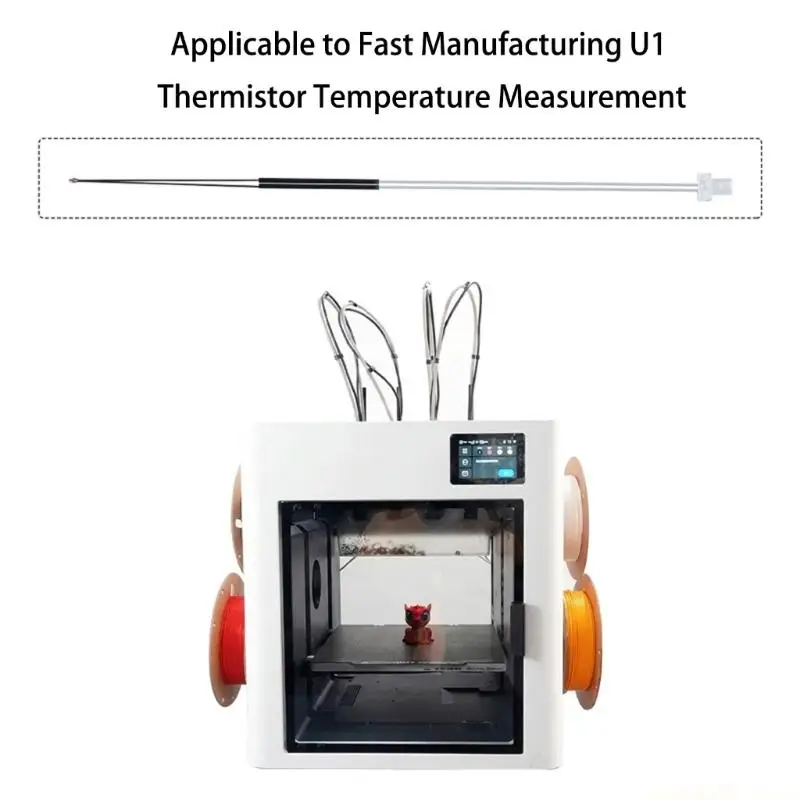 Plugs Play Thermistor Wire For U1 3D Printer Extruder Ensures Precise Temperature Control During Printing