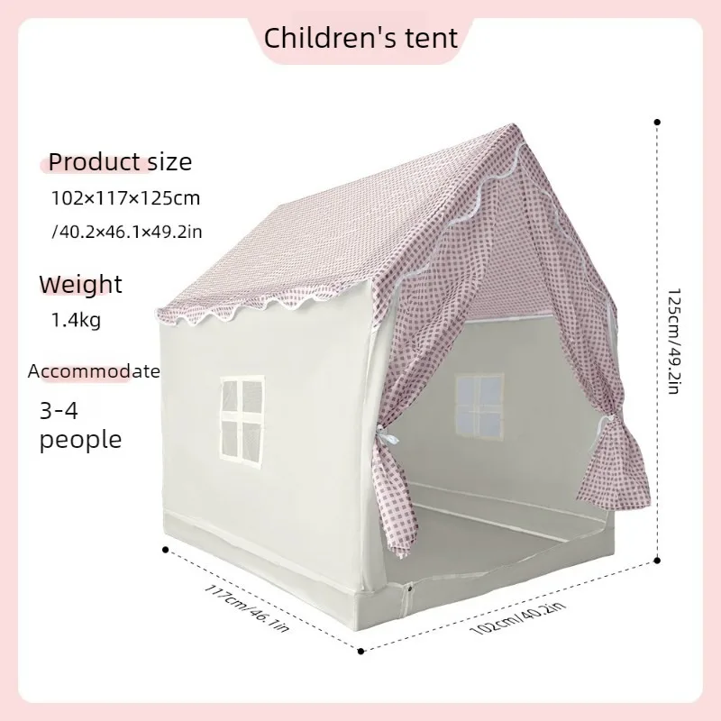 Tenda per bambini Casa Grande e carina Principessa per bambini Giocattoli da interno Case con tenda per porta Giocattolo Casetta da gioco Castello Piccola tenda Regalo per bambini