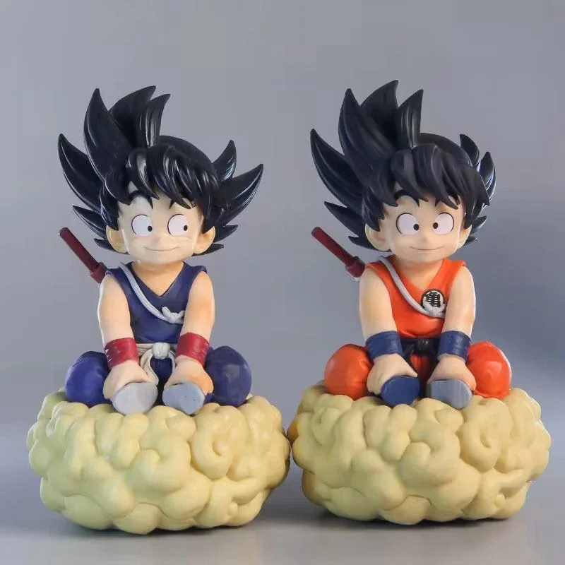 Dragon Ball Childhood Son Goku Figure, Statue de nuage somersault Gk, Figurine d'action en PVC, Modèle de collection, Jouets animés, Cadeaux, 16cm
