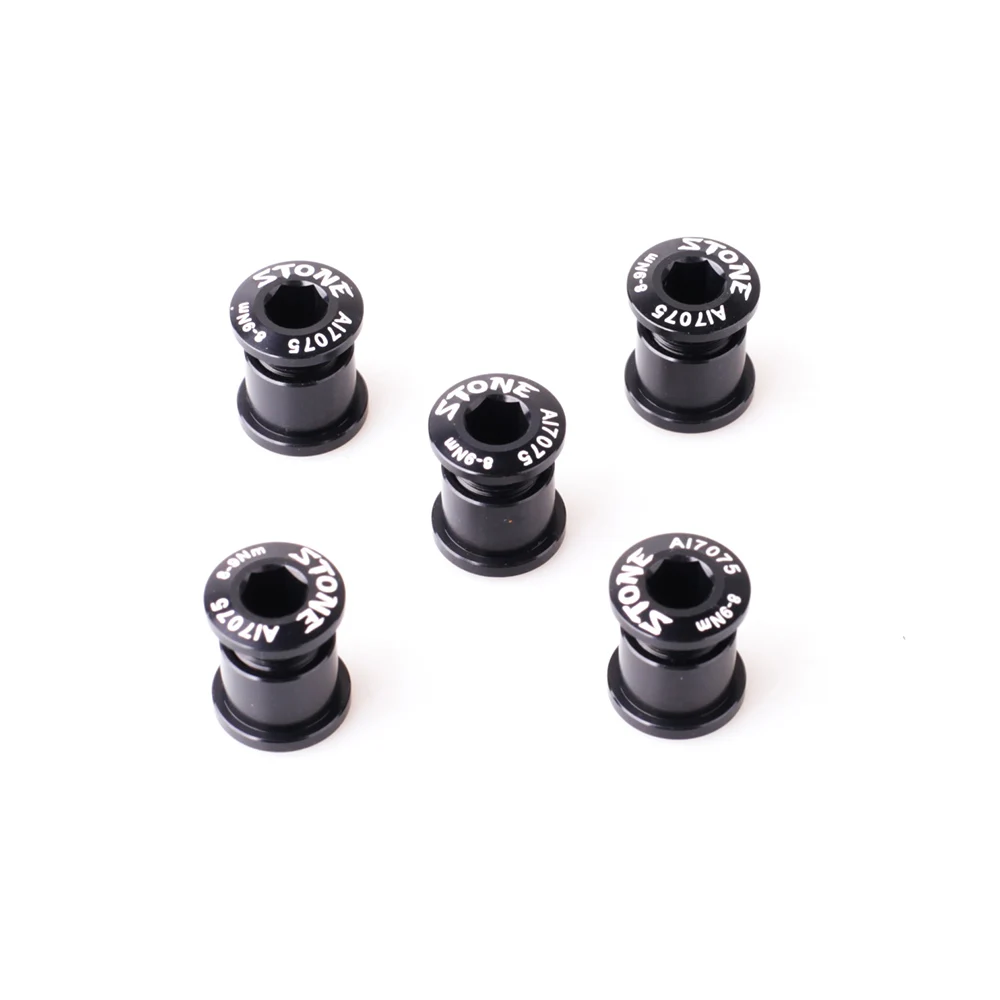 AliExpress SILVEROCK Stone Bike Chainring Bolts Alloy 7075 Road Fixed Gear Chainwheel Crankset Screws Nuts Hex Allen T30 Bicycle Parts Bolts