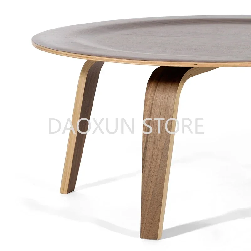 Night Dressing Coffee Tables Wooden Salon Round Auxiliary Coffee Tables Minimalist Middle Stolik Kawow Unique Furniture YR50CT