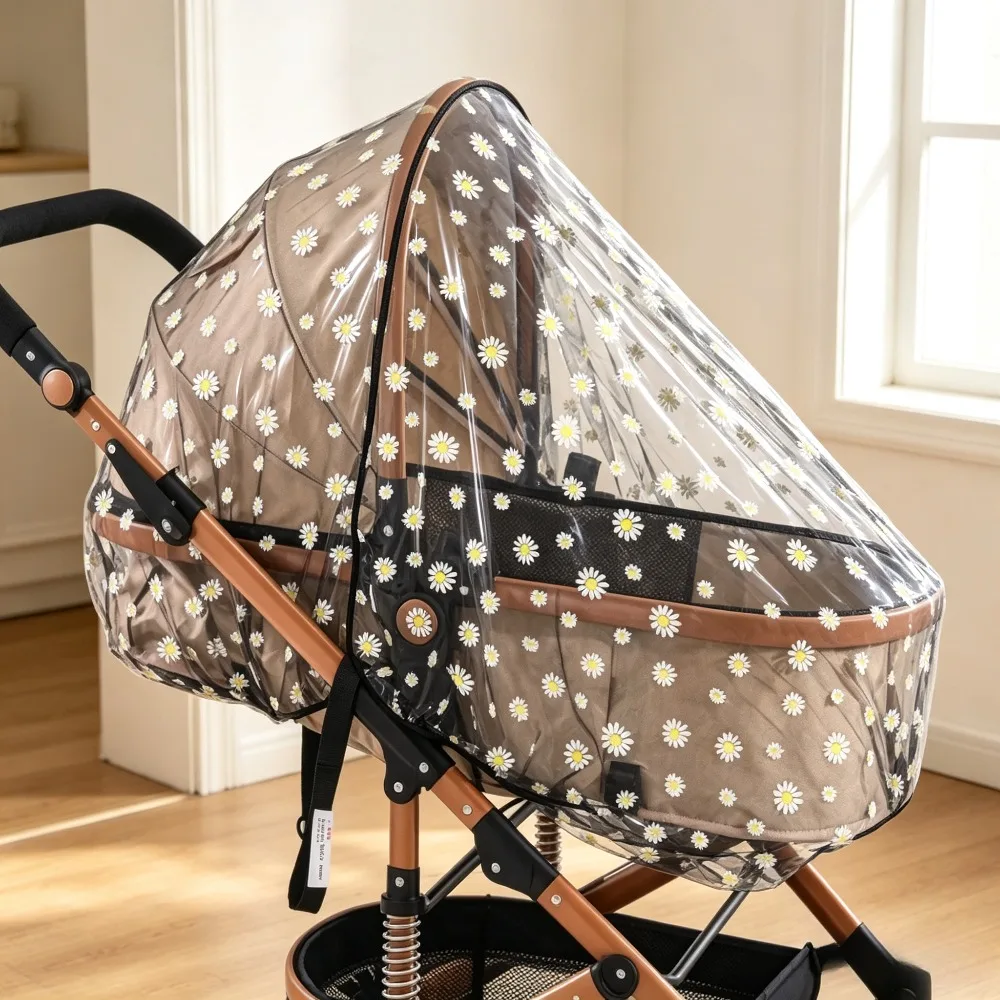 Universal Baby Stroller Sunshade Mosquito Net Breathable Insect Fly Protection Cover for Pram Buggy Pushchair Outdoor Travel