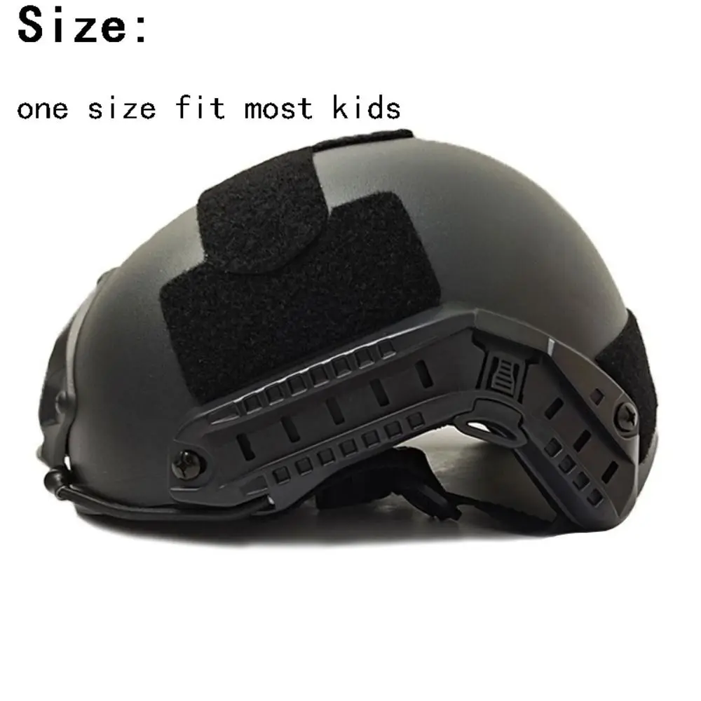 Quality Protective Paintball Game Helmet Black Khaki Green Air Soft FAST Helmet Fast Helmet Kid Children Sport Safet Accessor