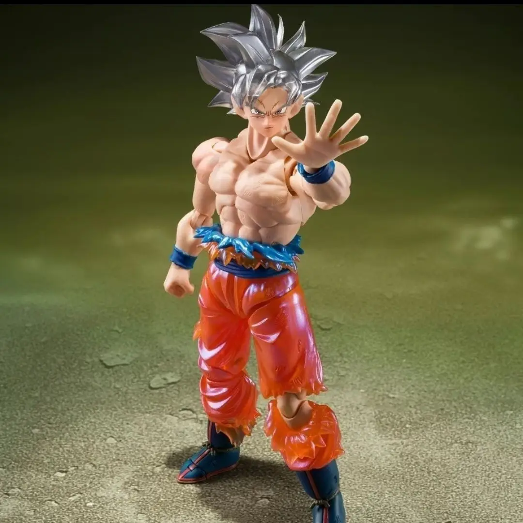 Bandai – figurines originales S.H.Figuarts Son Goku Ultra Instinct, jouets, modèle en Pvc, Collection transcendante de casse limite