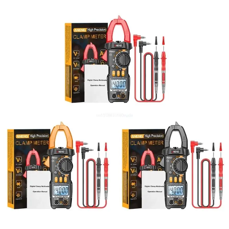 

Clamp Meter with Non Contact ACCurrent MeasurementNCV Induction Power Back light Dropship