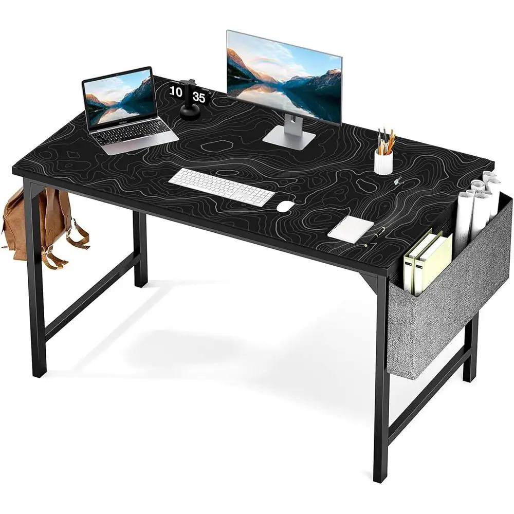 

Extra Large 48x24 Gaming Mouse Pad - Full Desk Coverage with Non-Slip Base, Ideal for Laptop/PC, Black