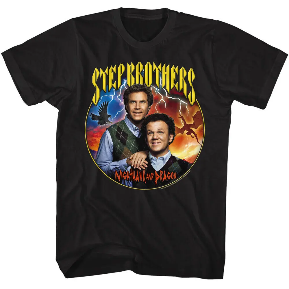 Step Brothers Movie Night Hawk Brennan Huff Dragon Dale Doback Men's T Shirt