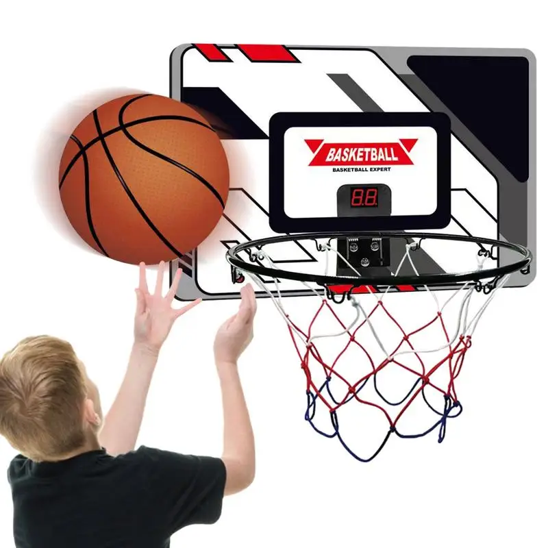 

Indoor Basketball Hoop For Kids Automatic Scoring Mini Basketball Hoop For Kids Door Room Basketball Hoop Mini Hoop With Ball