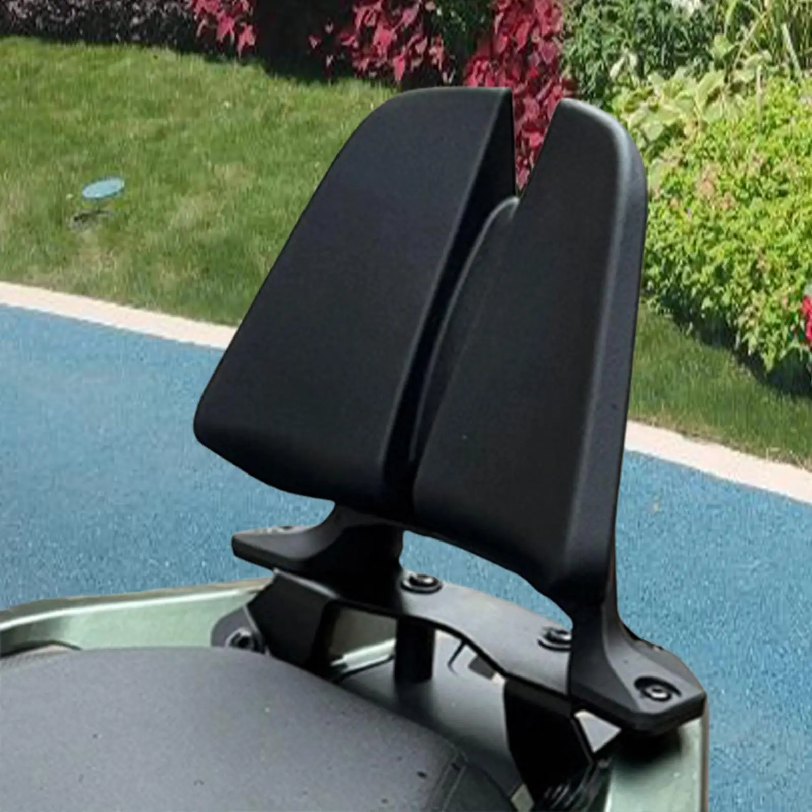 

Motorcycle Rear Backrest Easy Installation Soft Cushion Comfortable Practical Passenger Backrest Multiuse for 368G Supplies