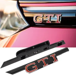 3D Replacement ABS Car GTD GTI Badge Front Grille Emblem Decoration Auto Modification Accessories For Volkswagen VW Golf 8 MK8