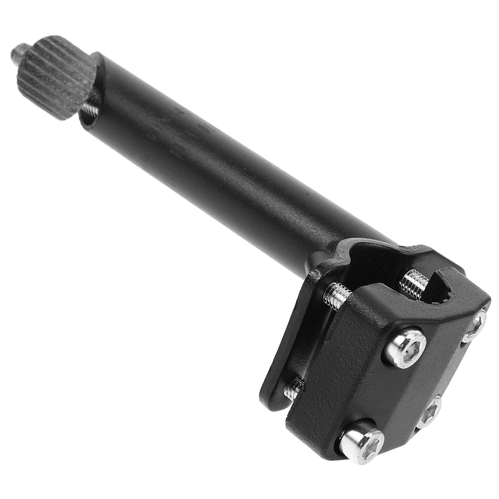 Road Bike Stem Fixed Gear Bicycle Gooseneck Handlebar Stem Riser For Mountain Road Balance Bikes Black Fork Extension