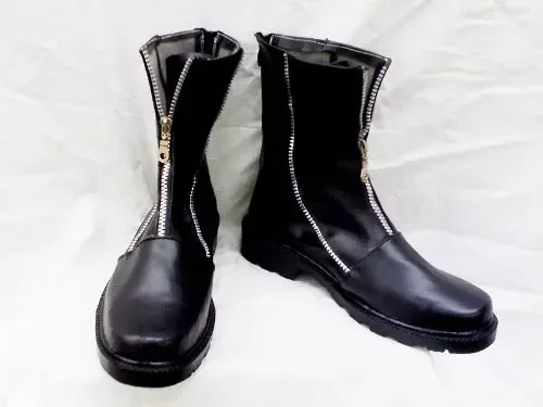 Final Fantasy7 FF7 Cloud Strife Cosplay Boots Black Shoes