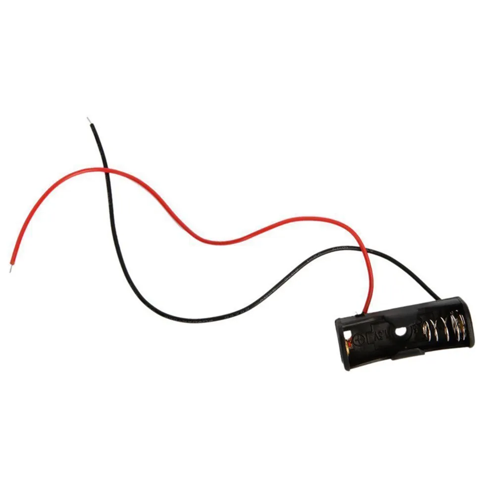 12Pcs Robust Battery Holder Box for 12V 23A Battery with Integrated Wire Connector Portable Lightweight for 2X Aa 1.5V Use