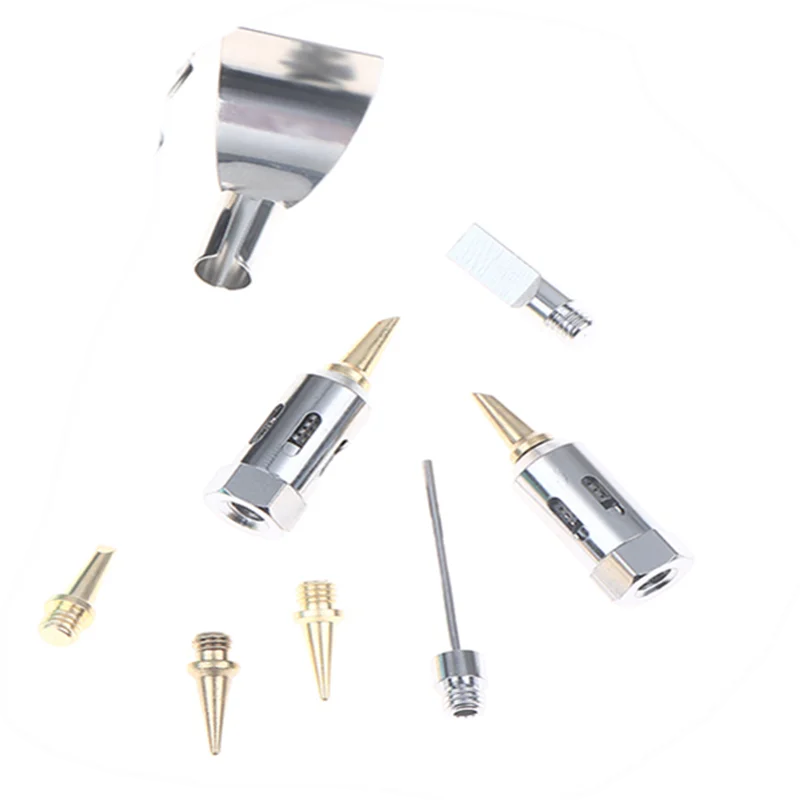 6pcs/set Portable Replacement Ignition Quick Heat Welding Head Electric Blow Torch Butane Gas Soldering Iron Tips Set view 5