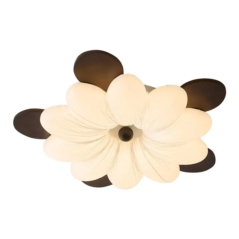 French medieval master bedroom ceiling light 2025 new creative flower ceiling light new Chinese children's room study light