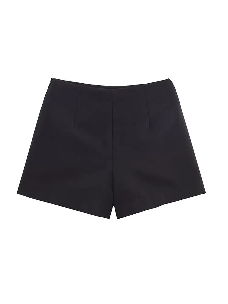 NLZGMSJ Vintage Casual Chic Damska Spódnica z Koralikami, Krótka Spódniczka na Zamek, Nowa Moda, Damska Krótka Spódniczka Mini z Falbankami