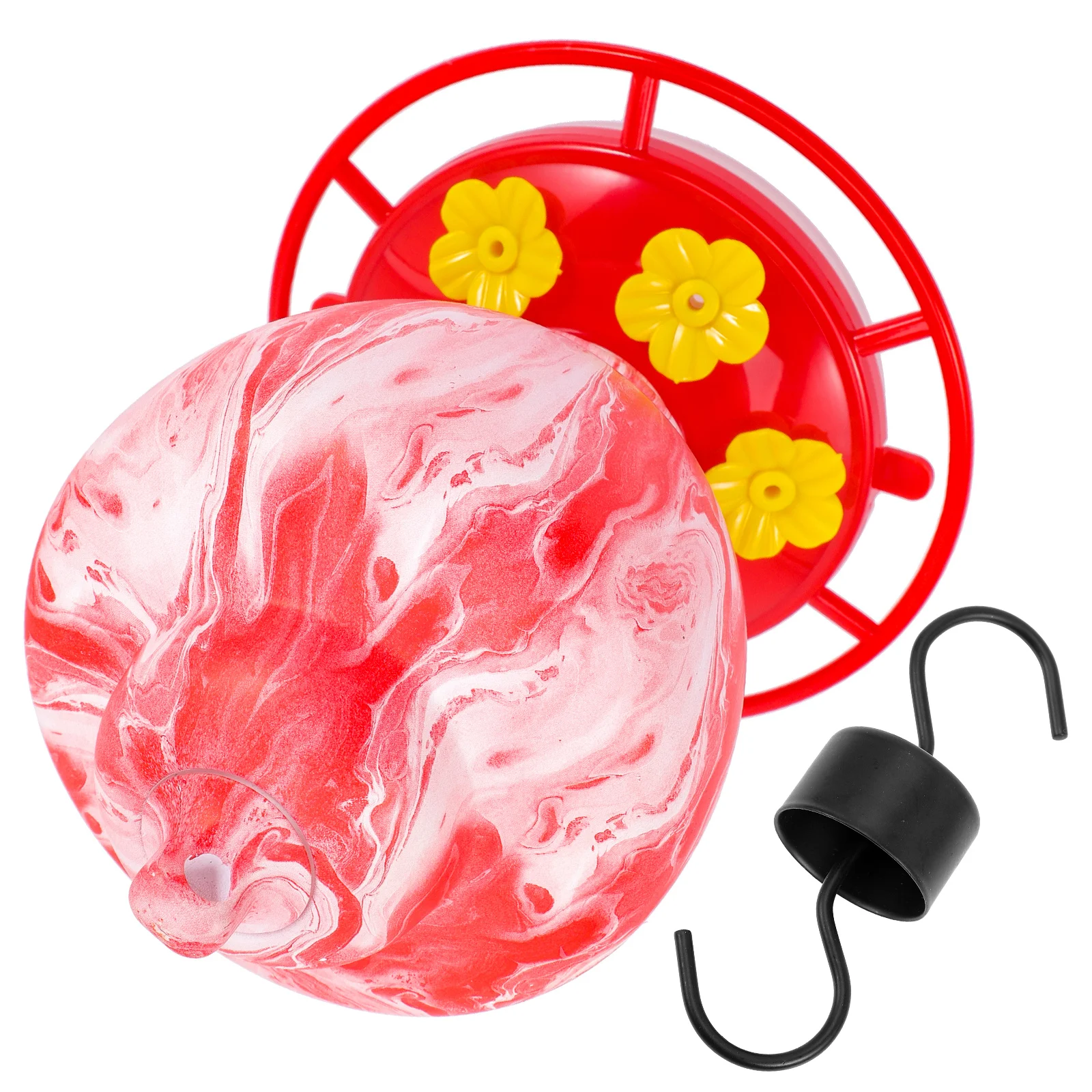 

Hummingbird Feeder Hanging Bird Feeder Outdoor Garden Feeding Station Bird Food Container For Wild Birds Plastic