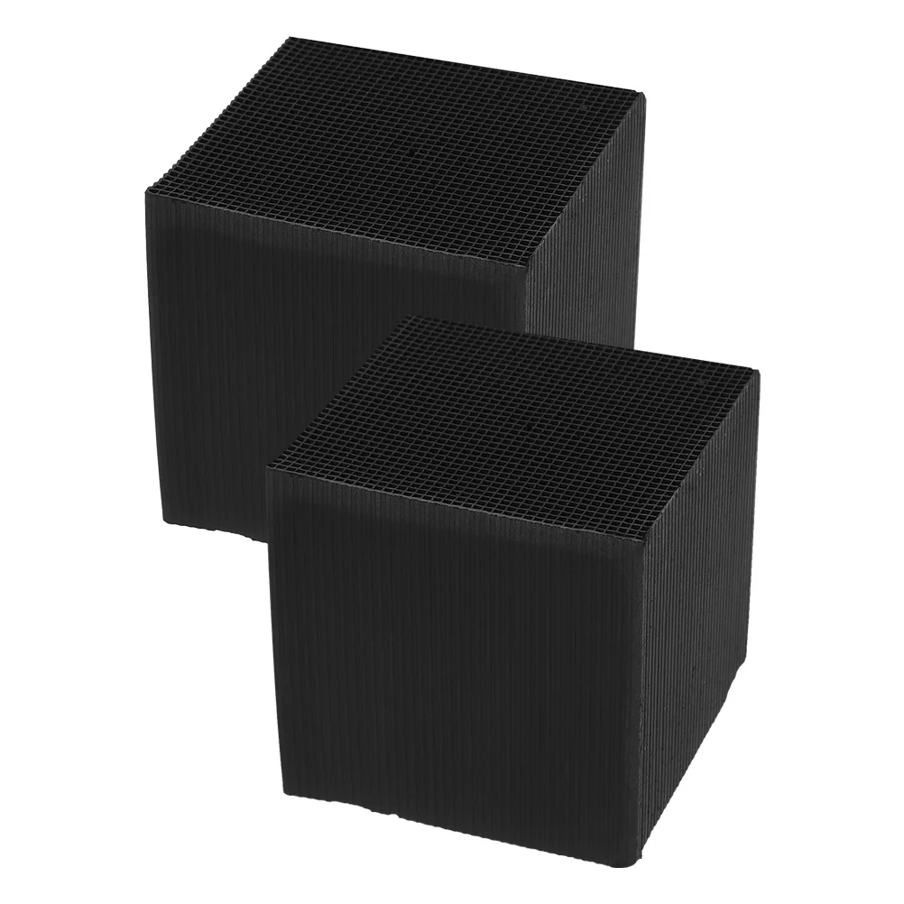 

2Pcs Net Water Carbon Filter Cubes for Aquarium Fish Tank Purification System Professional Small Filter Supplies