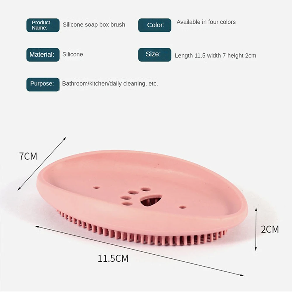 With Cover Soap Rack Box High-quality Material Bathroom Soap Box Bathroom Accessories Soap Box Rack Drainage Rack Cartoon