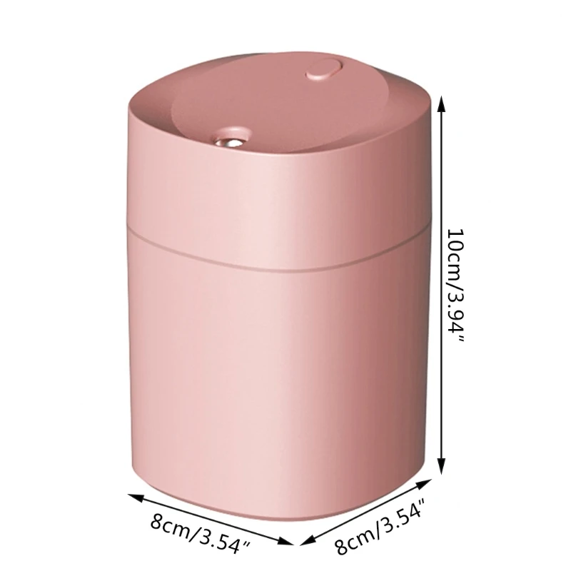 220Ml Mini Cool Mist Humidifier USB Desktop ส่วนตัวสำหรับรถบ้านห้องนอนสำนักงานท่องเที่ยว Auto Shut-Off