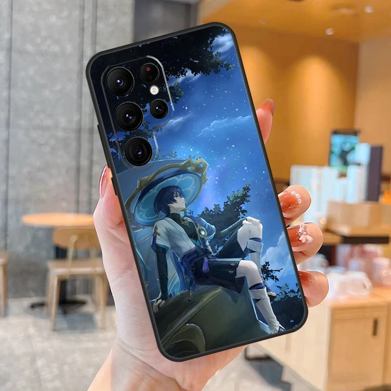 Genshin Impact Wanderer Case For Samsung Galaxy S23 S21 S22 Ultra S8 S9 S10 Note10 Plus Note 20 Ultra S20 FE Cover