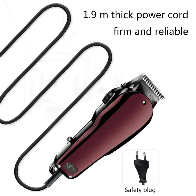 Profesjonalny mężczyzna elektryczny trymer Vintage fryzura maszynka do strzyżenia fryzjer klip Drop Shipping